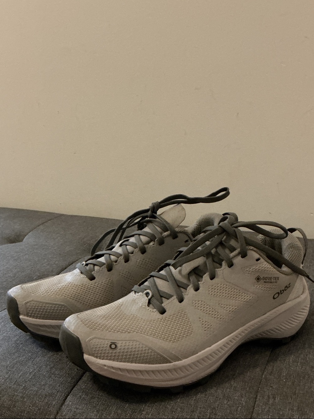 Women’s Grey Hiking Shoes - Oboz Katabatic LT Low GTX